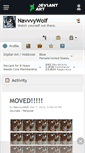 Mobile Screenshot of navvvywolf.deviantart.com