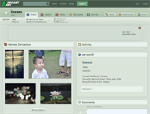 Tablet Screenshot of keezes.deviantart.com