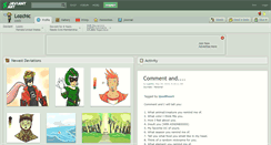 Desktop Screenshot of lozchic.deviantart.com
