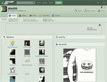 Tablet Screenshot of jdiaz888.deviantart.com
