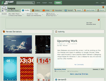 Tablet Screenshot of hospos.deviantart.com