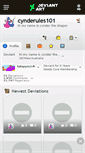 Mobile Screenshot of cynderules101.deviantart.com