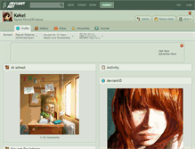 Tablet Screenshot of kekel.deviantart.com