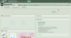 Desktop Screenshot of demon-chrono.deviantart.com