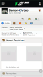 Mobile Screenshot of demon-chrono.deviantart.com
