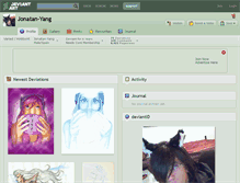 Tablet Screenshot of jonatan-yang.deviantart.com