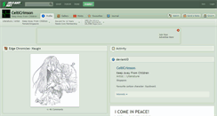 Desktop Screenshot of celticrimson.deviantart.com