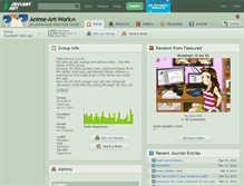 Tablet Screenshot of anime-art-work.deviantart.com