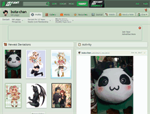 Tablet Screenshot of buta-chan.deviantart.com