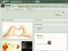 Tablet Screenshot of ellanadi.deviantart.com