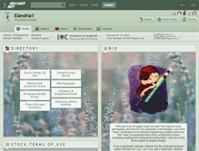 Tablet Screenshot of elandria.deviantart.com