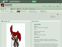 Tablet Screenshot of michaeltiih.deviantart.com