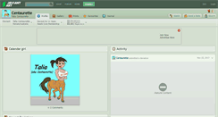 Desktop Screenshot of centaurette.deviantart.com