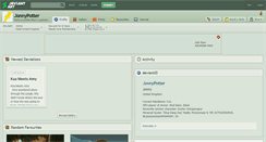 Desktop Screenshot of jonnypotter.deviantart.com