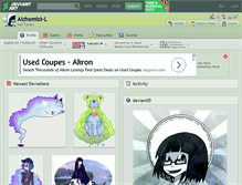 Tablet Screenshot of alchemist-l.deviantart.com