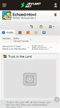 Mobile Screenshot of echoed-howl.deviantart.com