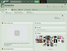 Tablet Screenshot of echoed-howl.deviantart.com