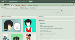 Desktop Screenshot of itam-tam.deviantart.com