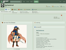 Tablet Screenshot of mechanixnut.deviantart.com