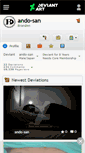 Mobile Screenshot of ando-san.deviantart.com