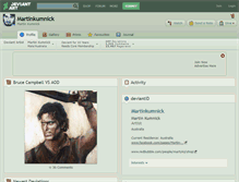 Tablet Screenshot of martinkumnick.deviantart.com