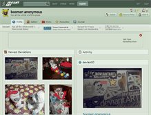 Tablet Screenshot of boomer-anonymous.deviantart.com