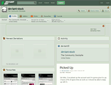 Tablet Screenshot of deviant-stock.deviantart.com