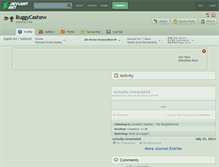 Tablet Screenshot of buggycashew.deviantart.com