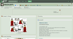 Desktop Screenshot of diabolical-adonis.deviantart.com