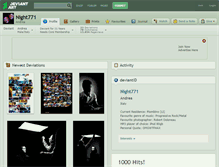 Tablet Screenshot of night771.deviantart.com