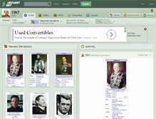 Tablet Screenshot of 33k7.deviantart.com