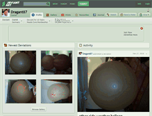 Tablet Screenshot of dragant87.deviantart.com