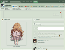 Tablet Screenshot of frollends.deviantart.com