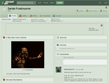 Tablet Screenshot of dariak-frostmourne.deviantart.com