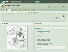 Tablet Screenshot of mangekyo-sharingan.deviantart.com