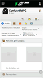 Mobile Screenshot of cynicartist92.deviantart.com