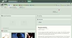 Desktop Screenshot of chaos.deviantart.com