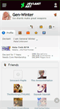 Mobile Screenshot of gen-winter.deviantart.com