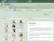 Tablet Screenshot of gen-winter.deviantart.com