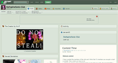 Desktop Screenshot of darkspinesonic-club.deviantart.com