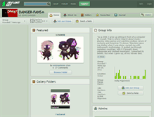 Tablet Screenshot of danger-fans.deviantart.com