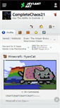 Mobile Screenshot of completechaos21.deviantart.com