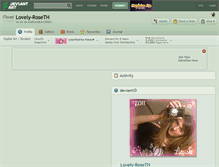 Tablet Screenshot of lovely-roseth.deviantart.com