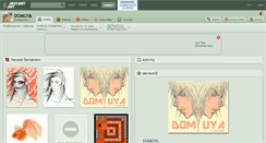 Desktop Screenshot of domuya.deviantart.com