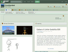Tablet Screenshot of crowtherobot.deviantart.com