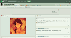 Desktop Screenshot of demon-awakening.deviantart.com