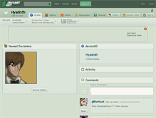 Tablet Screenshot of hyasinth.deviantart.com