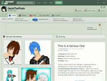 Tablet Screenshot of gaylethepirate.deviantart.com