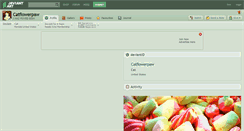 Desktop Screenshot of catflowerpaw.deviantart.com
