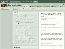 Tablet Screenshot of color-pencil-artists.deviantart.com